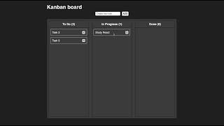 Kanban board (React.js + TypeScript)