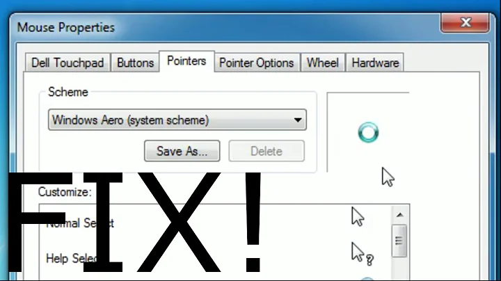 Windows 7 "Busy" Cursor Stutter Fix Tutorial