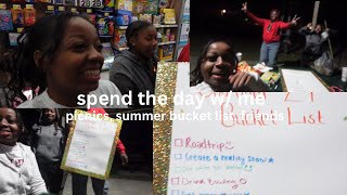Spend the day with me: hanging w/ friends, summer bucket list, picnic