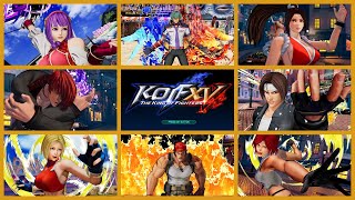 The King Of Fighters Xv All Climax Super Special Moves No Hud