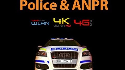 HD Police Car ANPR / LPR Video Analytics
