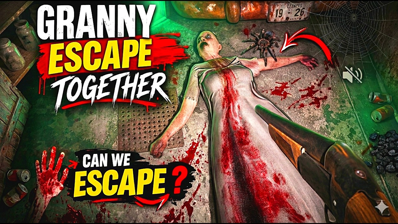 👉Can You Escape GRANNY Without Making Noise? #granny