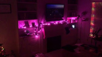 Carol of the bells arduino LED lights synchronized to Christmas Music