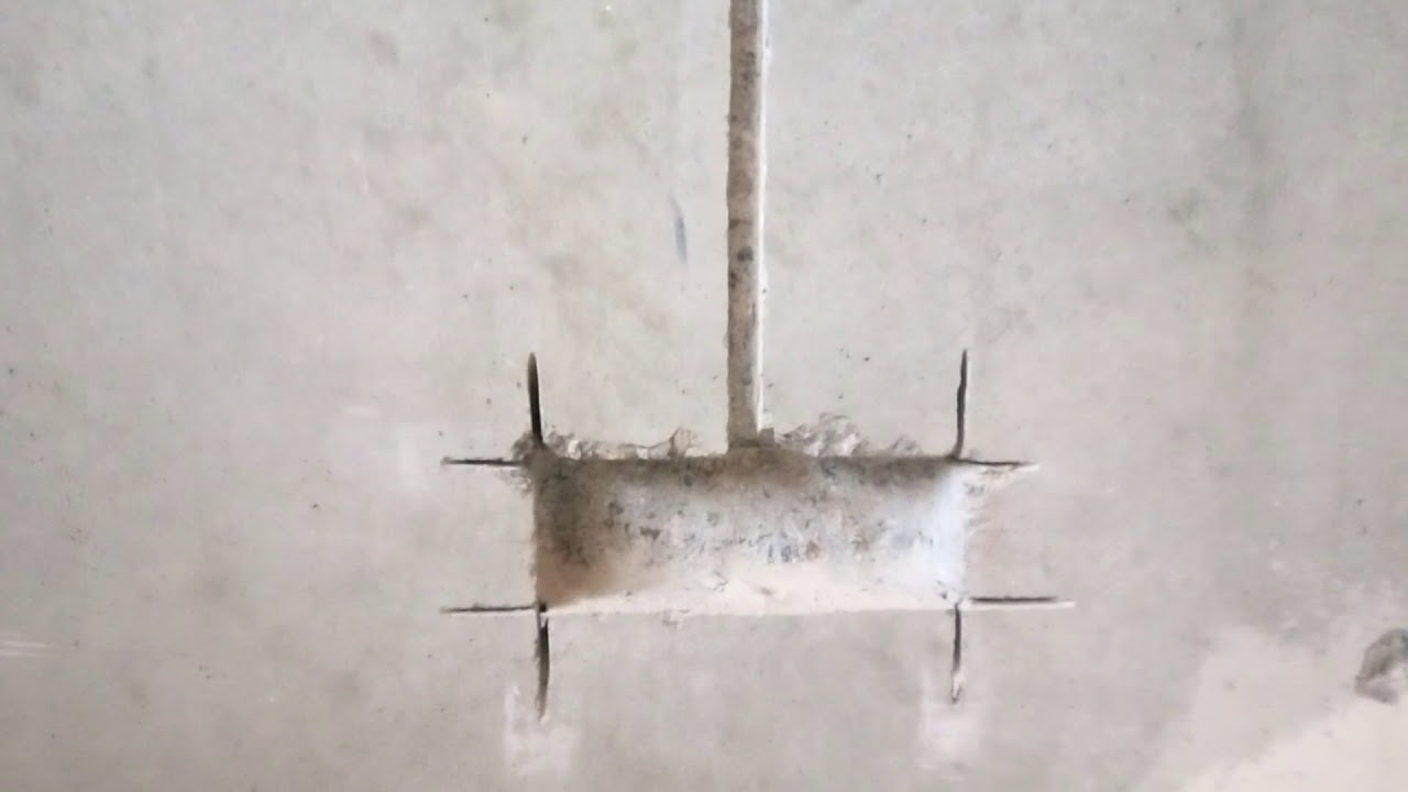 Штробление стен без пыли - YouTube