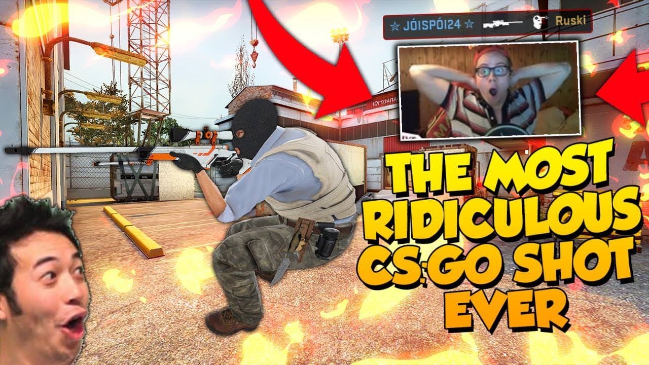 The Most Ridiculous CS:GO Shot Ever! - YouTube
