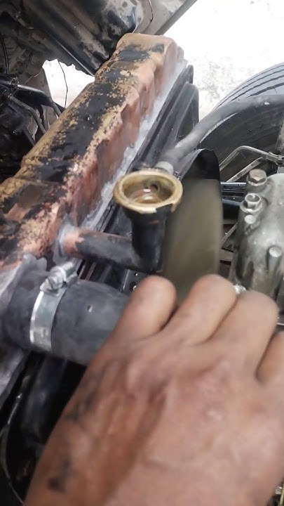 how-to-check-water-in-radiator-isuzu-npr-truck-shot-video-viral-youtube