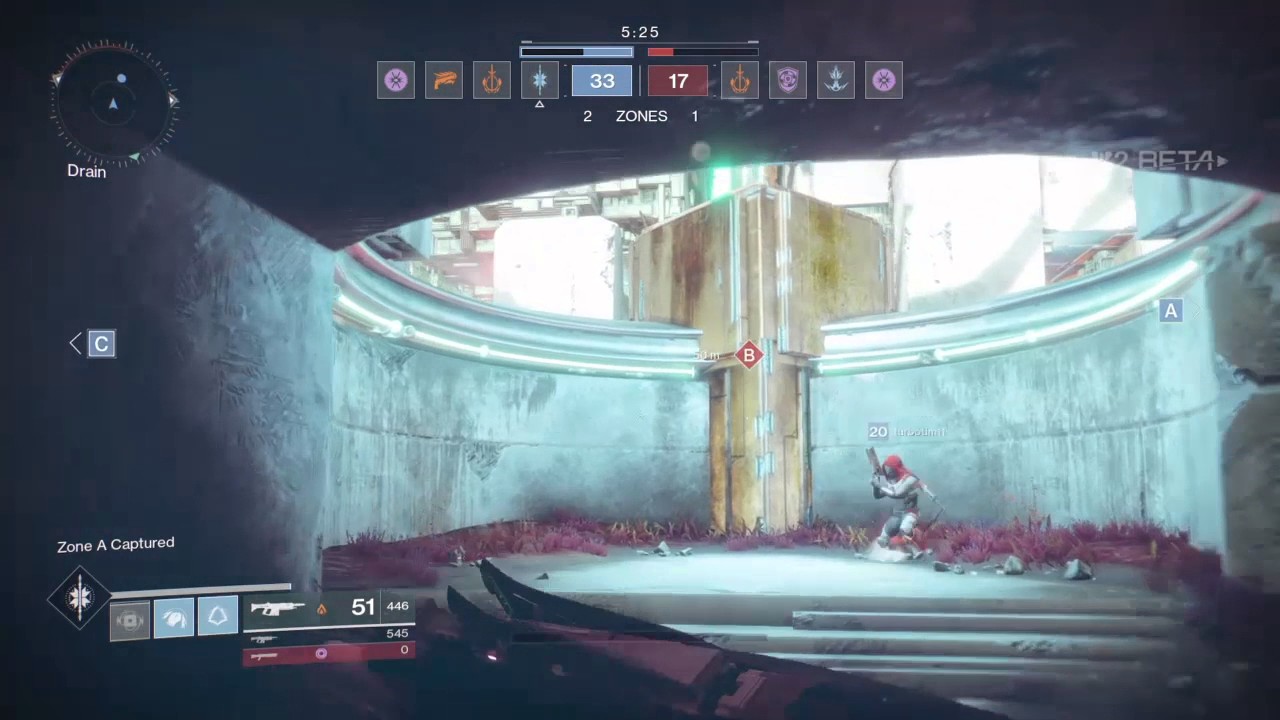 D2 Beta Huunter Crucible Gameplay - YouTube