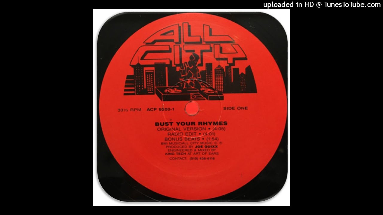 Bust Your Rhymes (Bonus Beats) YouTube