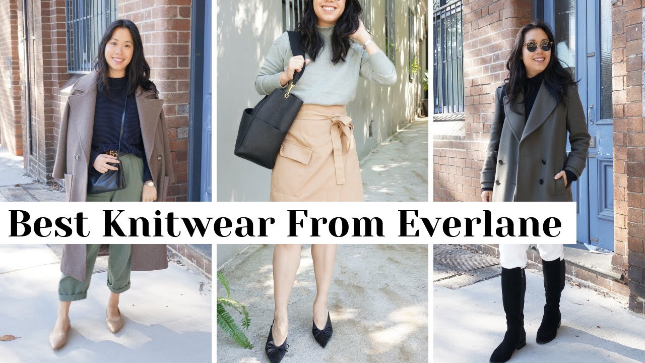 BEST EVERLANE KNITWEAR STYLES - inc. Cashmere, Merino Wool & Alpaca  - Classic & Minimal Styling