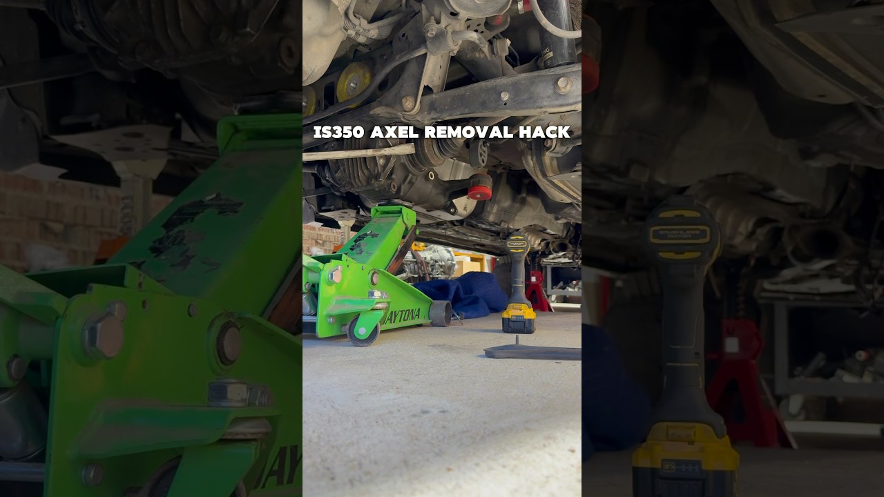 Is350 axle removal the easy way! 