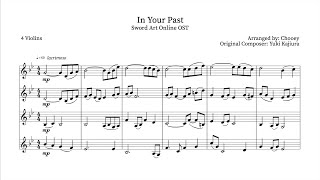 "In Your Past" - Sword Art Online OST (Violin Sheet Music)