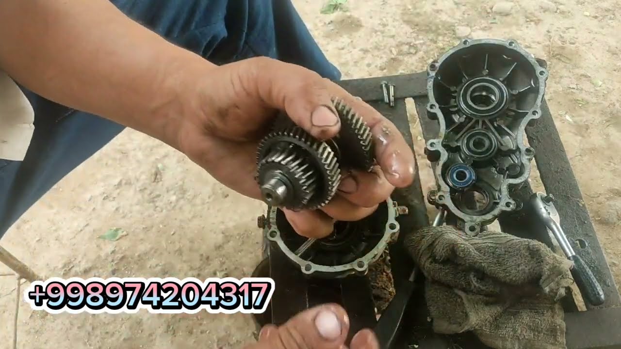 Elektir skutir remont zadnimosi ochish jarayoni.