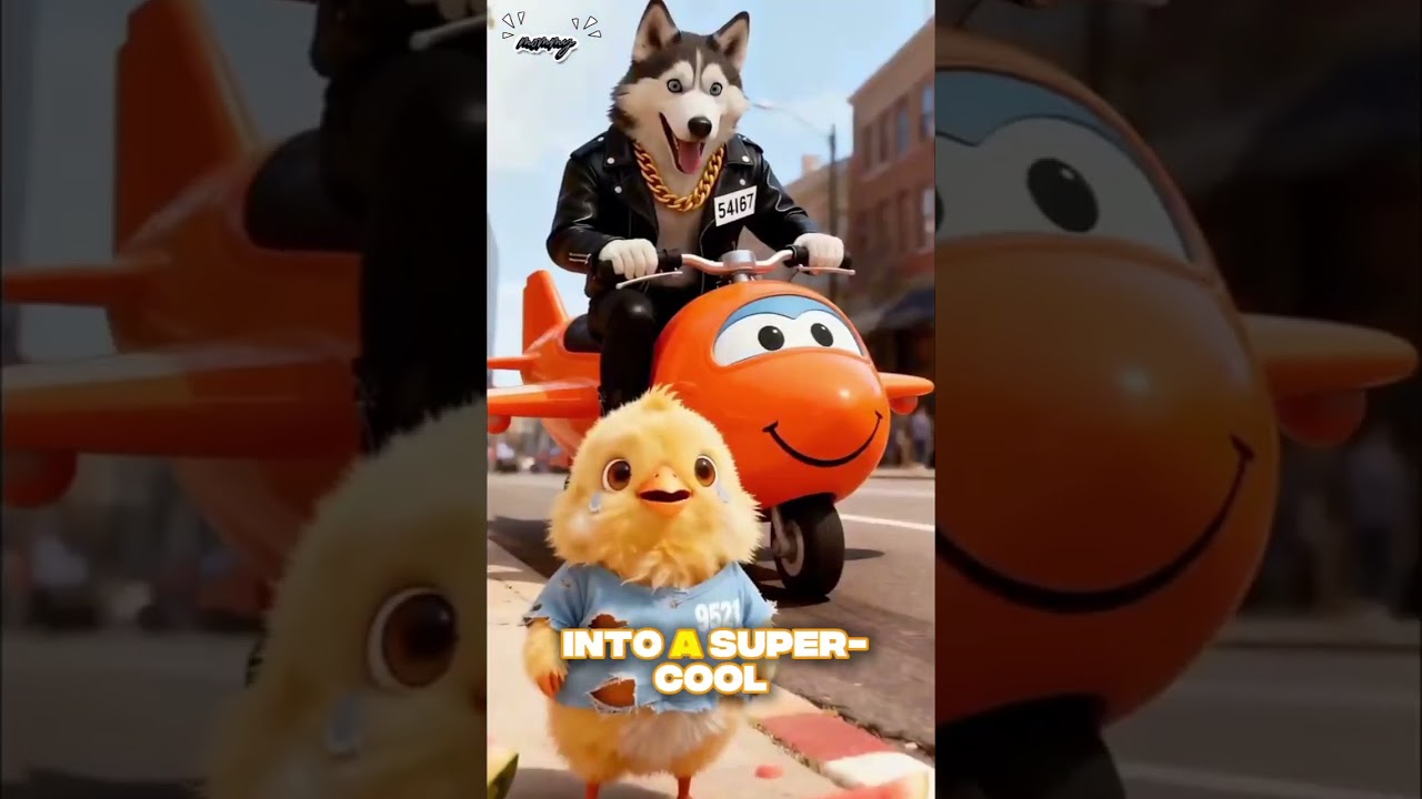 Chick’s Watermelon Car vs Robot—Unexpected Ending!”