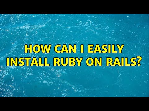 Ubuntu: How can I easily install ruby on rails?