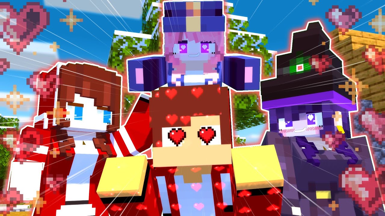 Maizen: JJ's Love Triangle💕 - Minecraft Animation [Maizen Mikey and JJ ]