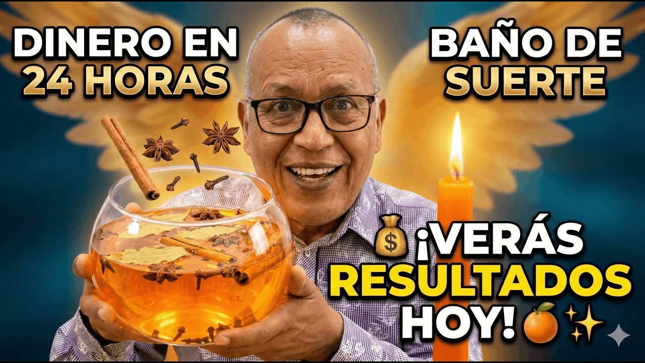 🍊✨ ¡HAZLO HOY MISMO! Baño de Suerte Rápida con el Arcángel Uriel Dinero Inmediato 🍊✨