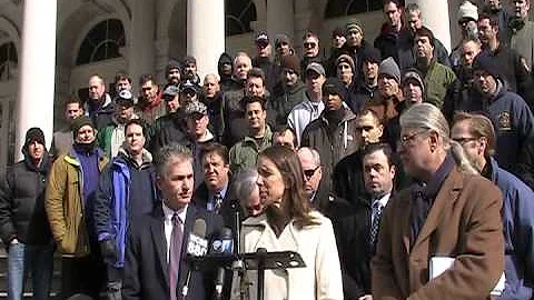 UFA Press Conference Steve Cassidy Ron Kuby, Eliza...