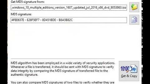 Hướng dẫn check MD5 all file