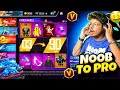 Free fire luckiest id got everything permanent in 1 spin  rarest level 1 id garena free fire
