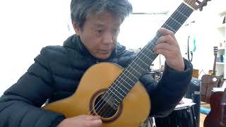 Two Voices in Snowy Solitude (sheetmusic/classicalguitar/fingerstyle/sologuitar/originaletude/guitartab/tab/) - Yoshiyuki Nishimura