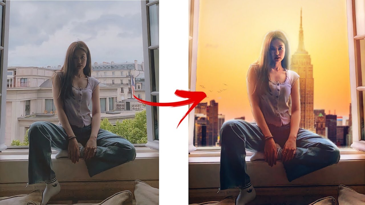 How To Edit Photo Look Awesome in Picsart Changing Background YouTube