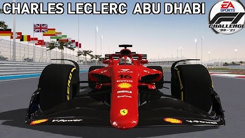 New Ferrari SF-75 in F1 Challenge (2021 Abu Dhabi layout)