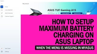 ASUS Battery Health Charging Download Windows 10 screenshot 3