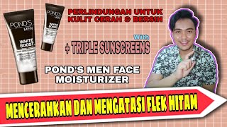 Review Ponds Men White Boost + face moisturiser, Mencerahkan instan harga murah meriah.