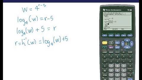 Inverse Function Example 4