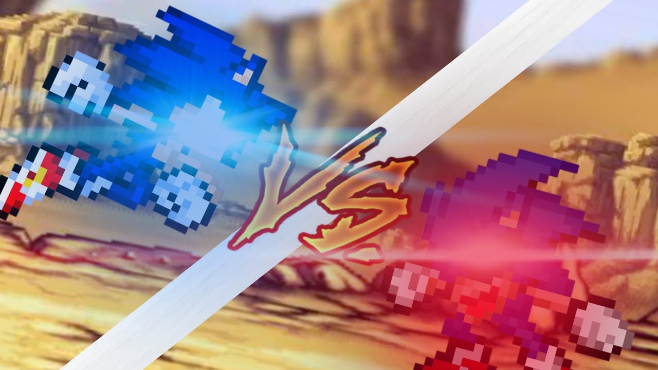 Sonic vs Sonic.Exe | Sprite Animation | - YouTube