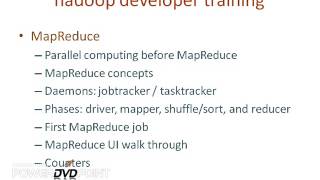 hadoop developer training