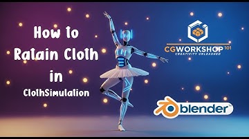 Blender Cloth Simulation Retain Cloth Shape Easily