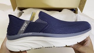 SKECHERS | 232455 NVY | D'Lux Walker- ORFORD | Slip Ins | Walking Shoe | MRP- ₹ 7999