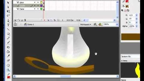 Create an Animated Glowing Lantern in Flash - Part 4