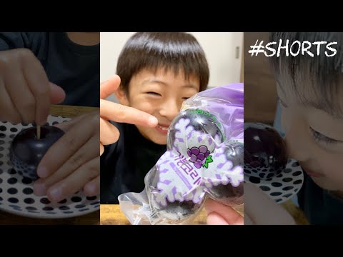 韓国玉ゼリーをはじめて食べる幼稚園児！ASMRで超話題#shorts