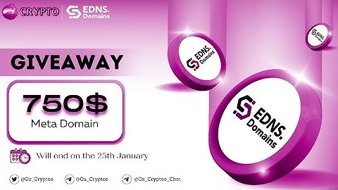 EDNS Domains  & Ox Crypto🎁Web3 domains  #Giveaway