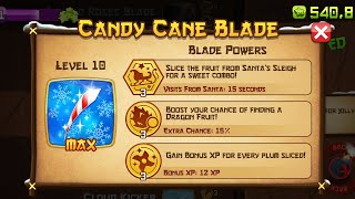 Fruit Ninja Classic - New Blade Power! Candy Cane Blade! screenshot 5