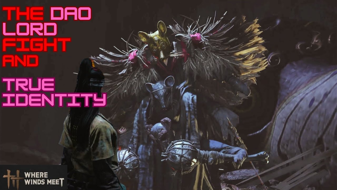 Fighting a rat in the sewer | the Dao lord boss fight | cut scene and boss battle | where winds meet