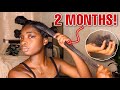 Moisturizing 2 MONTH OLD Natural Hair | QUICK & EASY Finger Detangling Routine!!