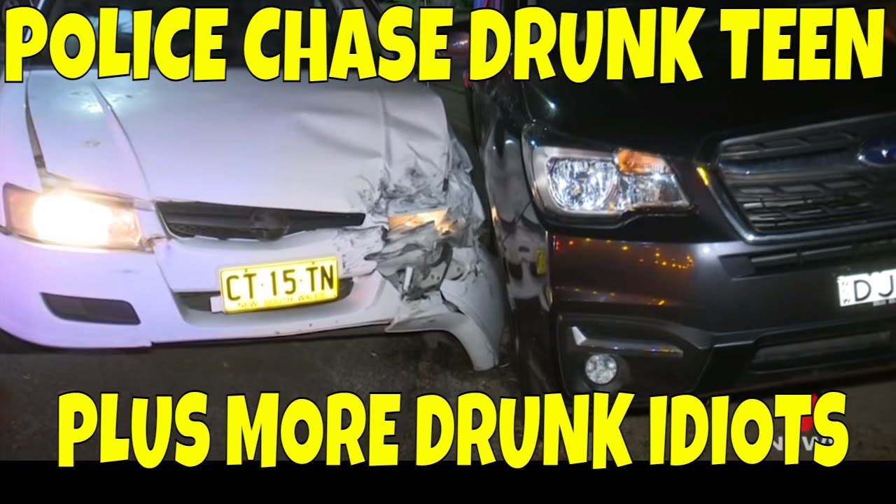 Drunk Driving Teen Leads Police On A Wild Chase - YouTube