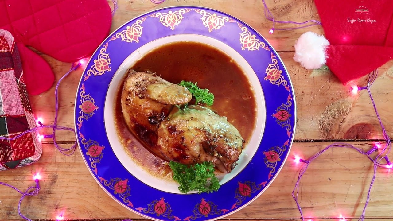 Christmas Roast Chicken | Christmas Special Recipe | Sanjeev Kapoor Khazana