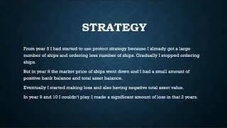 Fishbank Simulation Strategies