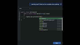 Hello World in Java Programming