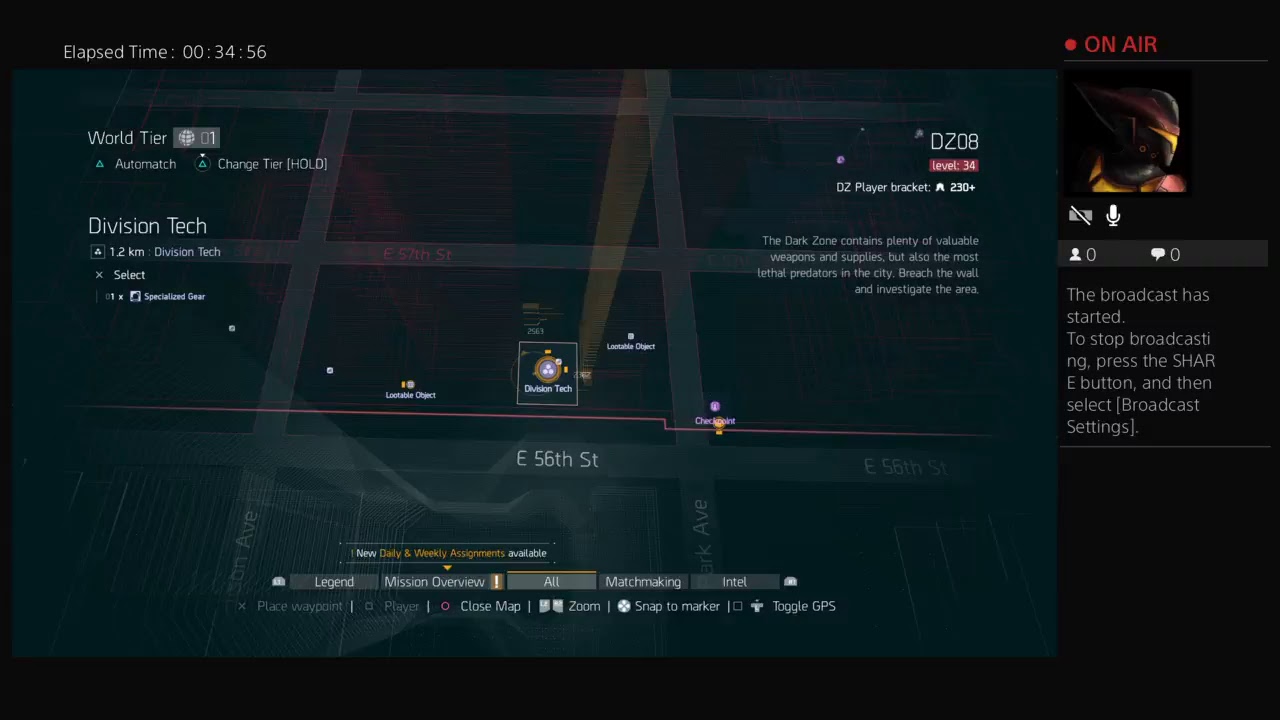 The Division level 30 division tech farming guide for the DZ