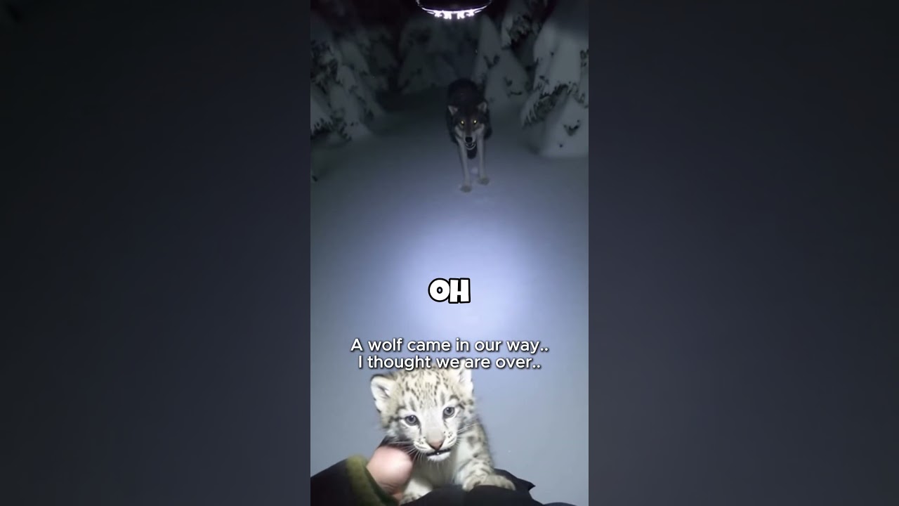 The leopard baby came asking for help 