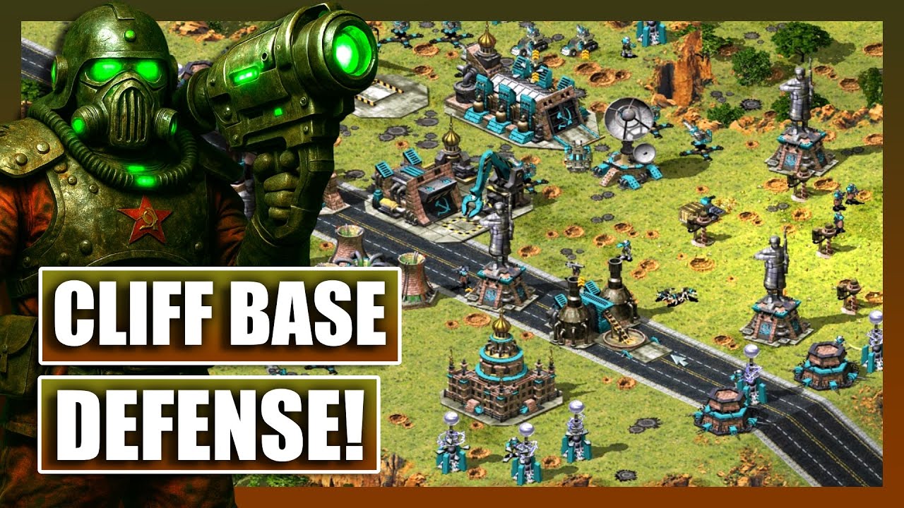 Red Alert 2 | INSANE Soviet Cliff Defense | (No Superweapons) - YouTube