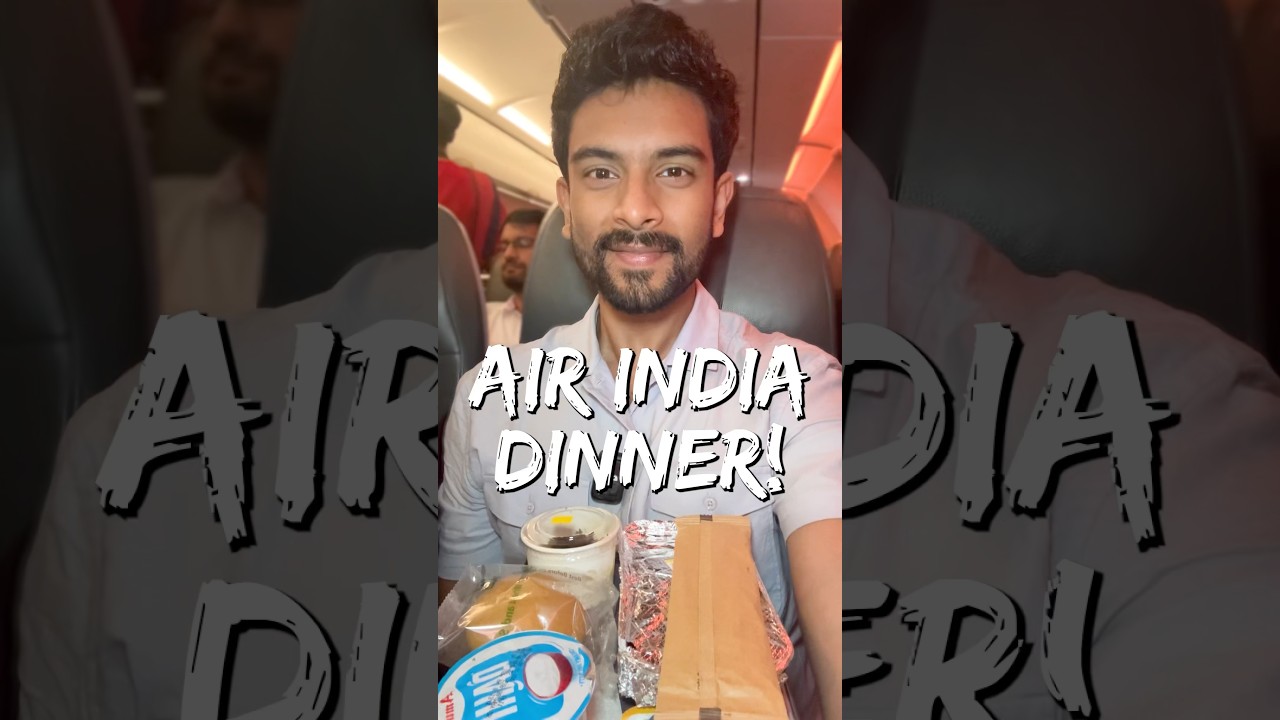 Veg vs Non-Veg On Air India!! ✈️🇮🇳