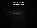 ASMR Coding Typewriter Effect HTML CSS Satisfying Terminal