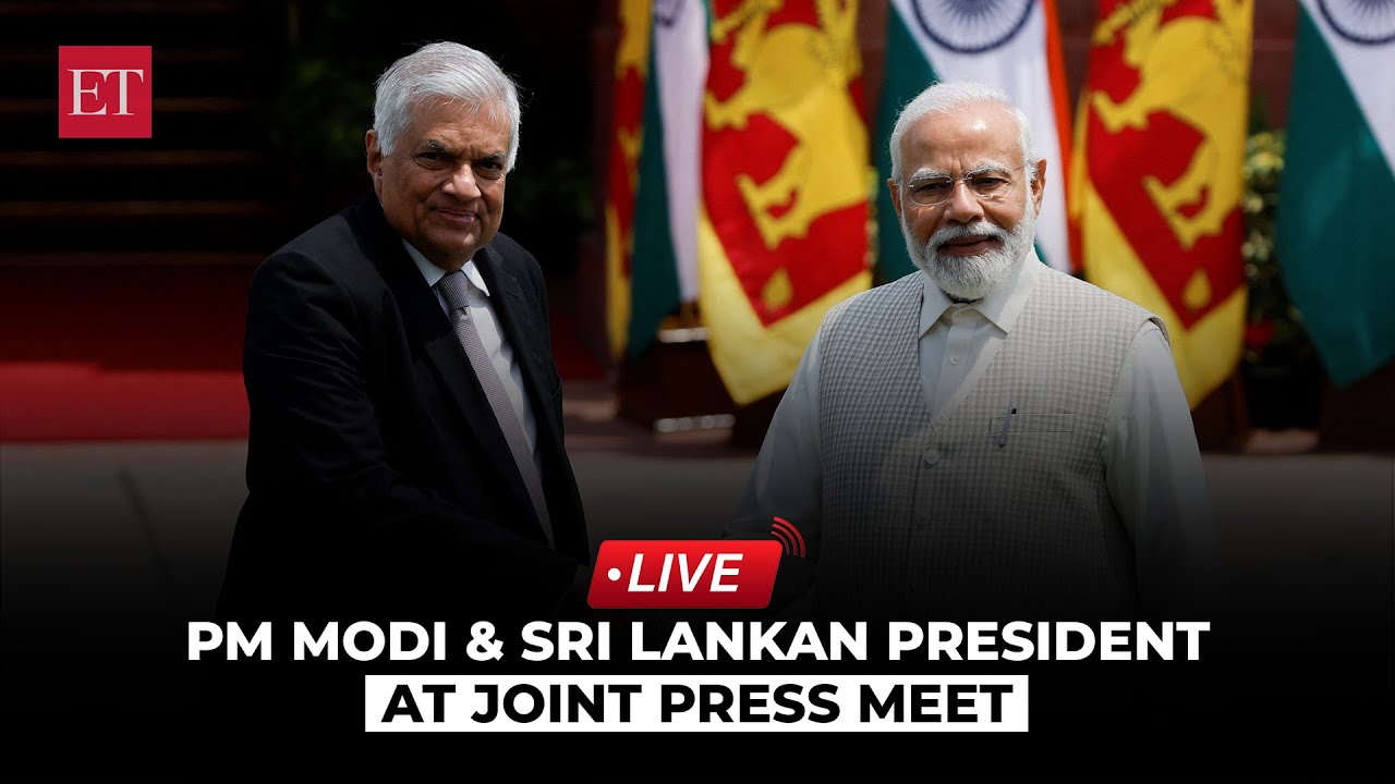 PM Modi and Sri Lankan President at joint press meet - YouTube