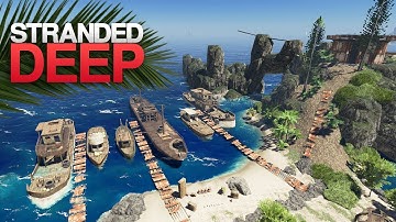 EXPLORING AN ABANDONED HARBOR! Stranded Deep S4 Episode 5
